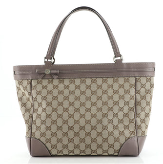 Gucci Mayfair Tote GG Canvas Wide