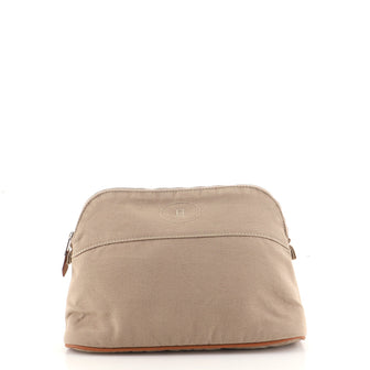 Hermes Bolide Travel Pouch Canvas MM