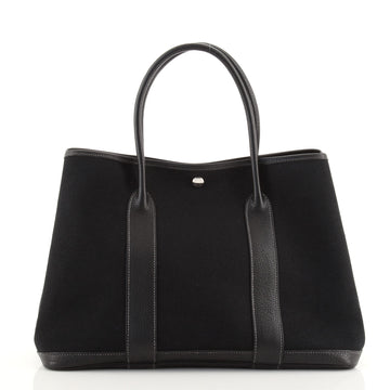 Hermes Garden Party Tote Toile and Leather 36