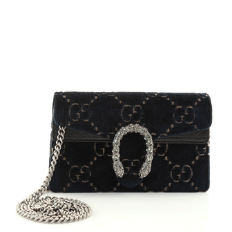 Gucci Dionysus Bag GG Velvet Super Mini