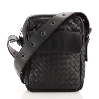 Bottega Veneta Front Pocket Messenger Bag Intrecciato Nappa Small