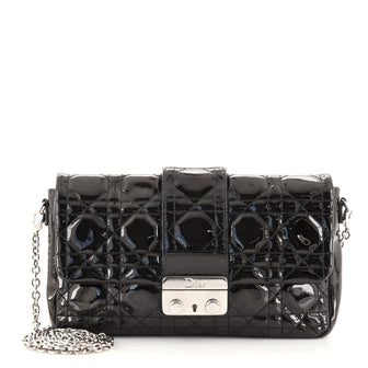 Christian Dior Miss Dior Promenade Bag Cannage Quilt Patent