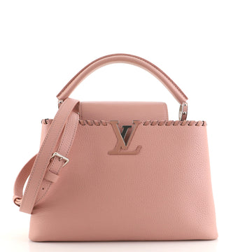 Louis Vuitton Capucines Bag Leather with Whipstitch Detail PM