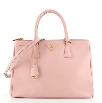 Prada Double Zip Lux Tote Saffiano Leather Large