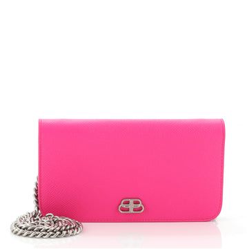 Balenciaga Ville Phone Wallet on Chain Leather