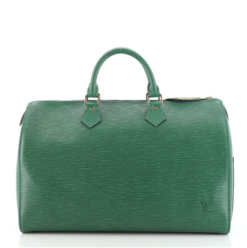 Louis Vuitton Speedy Handbag Epi Leather 35