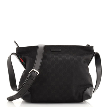 Gucci Web Loop Shoulder Bag GG Canvas Small