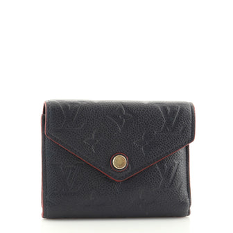 Louis Vuitton Compact Victorine Wallet Monogram Empreinte Leather