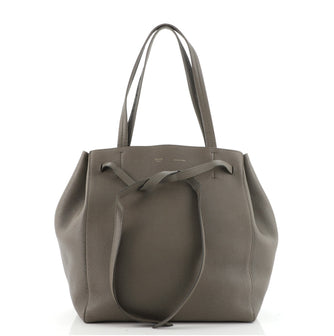 Celine Phantom Tie Cabas Tote Leather Small