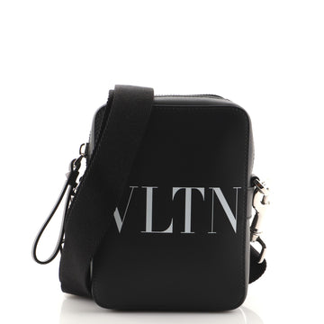 Valentino VLTN Square Crossbody Bag Printed Leather Small