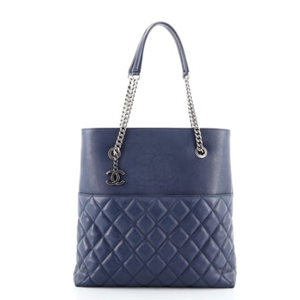 Chanel Urban Delight Chain Tote Quilted Caviar Small