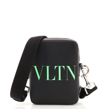 Valentino VLTN Square Crossbody Bag Printed Leather Small
