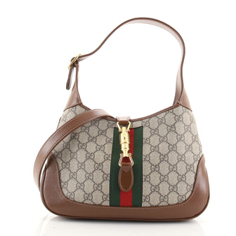 Gucci Jackie 1961 Hobo GG Coated Canvas Small