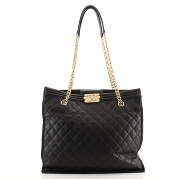 Chanel Boy Shopper Quilted Calfskin Large