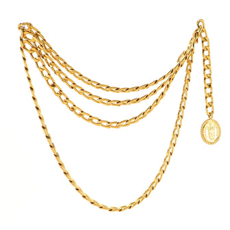 Chanel Vintage Medallion Chain Belt Metal