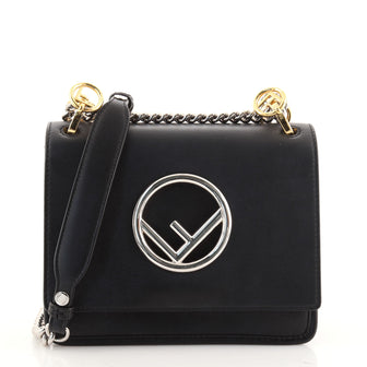 Fendi Kan I F Shoulder Bag Leather Small