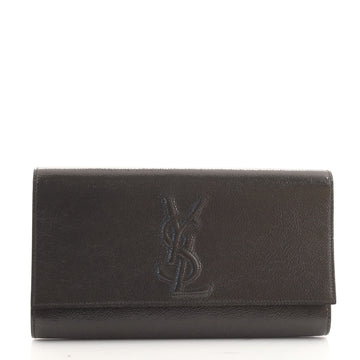 Saint Laurent Belle de Jour Clutch Leather Large