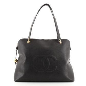 Chanel Vintage Timeless Zip Tote Caviar Large