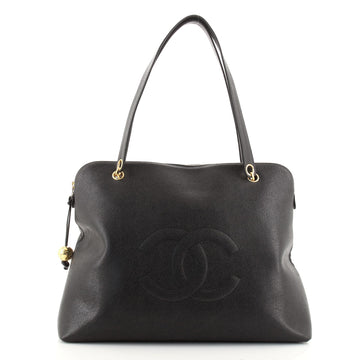 Chanel Vintage Timeless Zip Tote Caviar Large