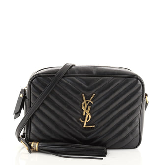 Saint Laurent Lou Camera Bag Matelasse Chevron Leather Small