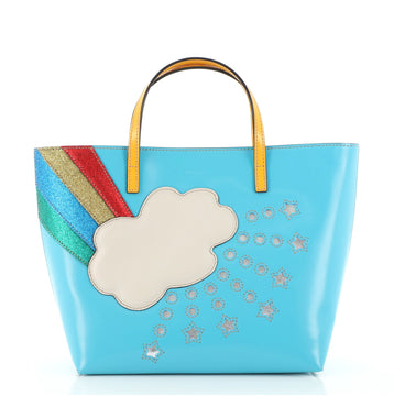 Gucci Children's Rainbow Tote Printed Leather Small