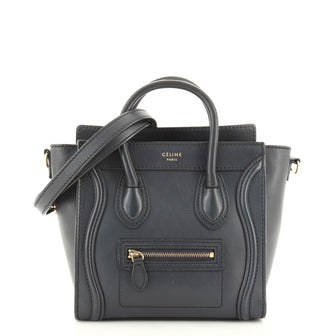 Celine Luggage Bag Smooth Leather Nano