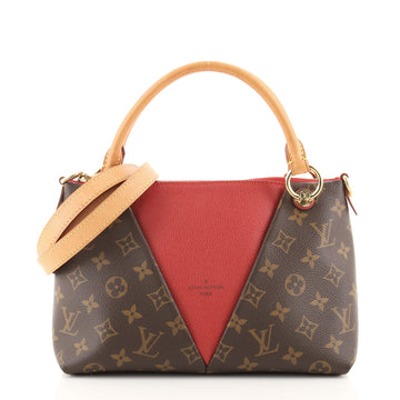 Louis Vuitton V Tote Monogram Canvas and Leather BB