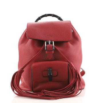 Gucci Bamboo Tassel Backpack Leather Mini