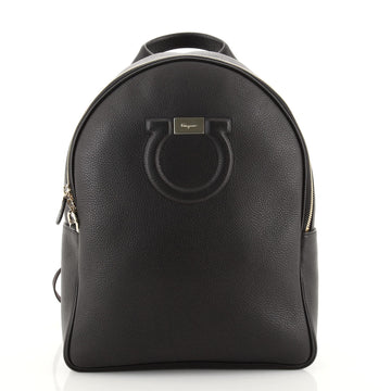 Salvatore Ferragamo Gancini City Zip Backpack Leather Medium