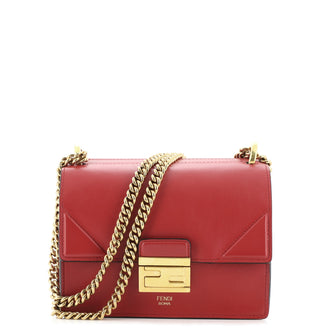 Fendi Kan U Shoulder Bag Leather Small