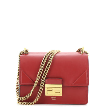 Fendi Kan U Shoulder Bag Leather Small