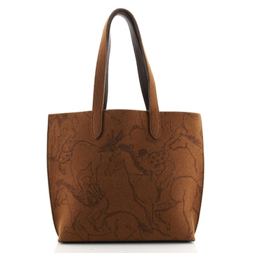 Hermes Carrimi Tote Printed Felt MM