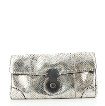 Ralph Lauren Collection Ricky Clutch Python