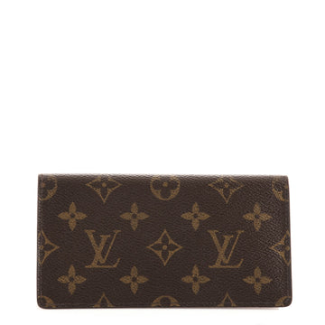 Louis Vuitton Porte Valeurs Checkbook Wallet Monogram Canvas