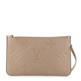Louis Vuitton Neverfull Pochette Monogram Empreinte Giant Large