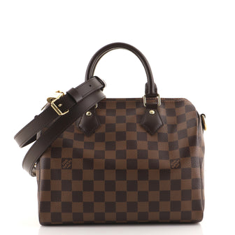 Louis Vuitton Speedy Bandouliere Bag Damier 25
