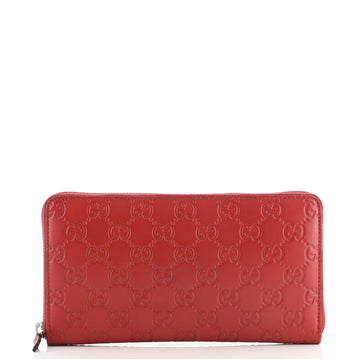 Gucci Zip Organizer Wallet Guccissima Leather
