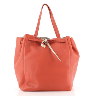 Celine Phantom Tie Cabas Tote Leather Medium