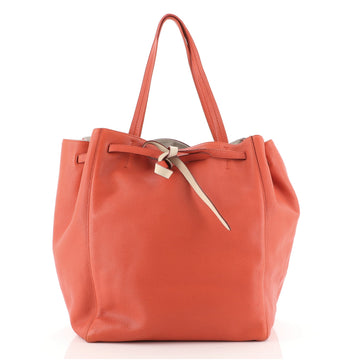 Celine Phantom Tie Cabas Tote Leather Medium
