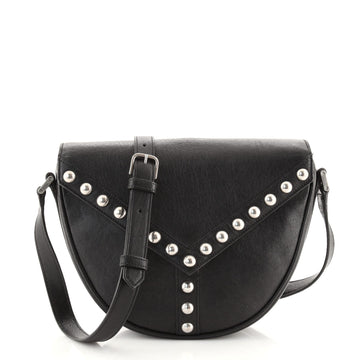 Saint Laurent Y Studs Crossbody Bag Leather Small