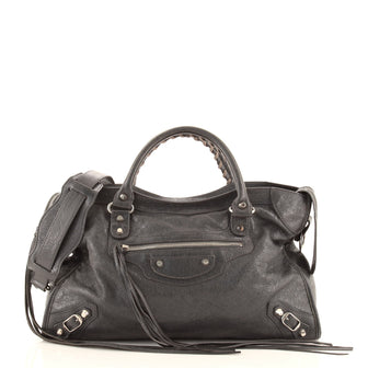 Balenciaga City Classic Studs Bag Leather Medium
