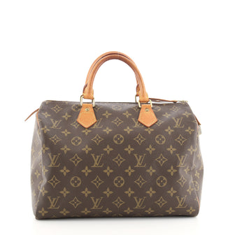 Louis Vuitton Speedy Handbag Monogram Canvas 30