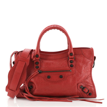 Balenciaga City Classic Studs Bag Leather Small