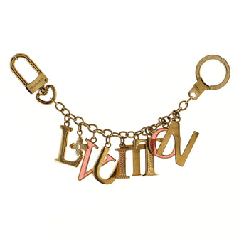 Louis Vuitton LV Tag Bag Charm - Gold