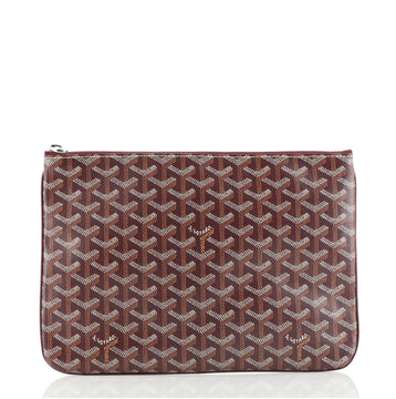 Goyard Senat Zip Pouch Coated Canvas MM