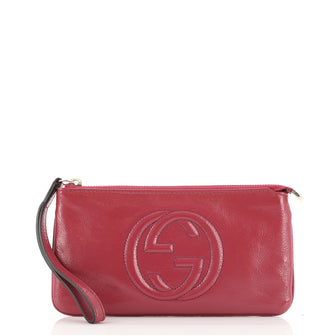 Gucci Soho Wristlet Pouch Patent