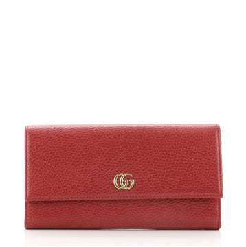Gucci GG Marmont Continental Wallet Leather Long
