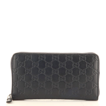 Gucci Zip Organizer Wallet Guccissima Leather