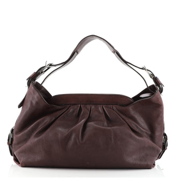 Fendi Doctor B. Frame Shoulder Bag Leather
