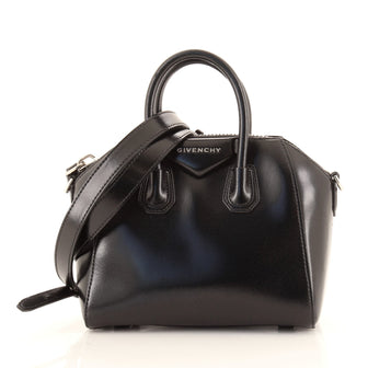 Givenchy Antigona Bag Glazed Leather Mini